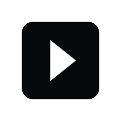 Media player. play button. play icon. media player button. Vector illustration design. editable icon