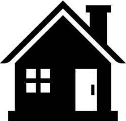 Vector illustration of the house icon