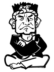 がんこなイメージの親父