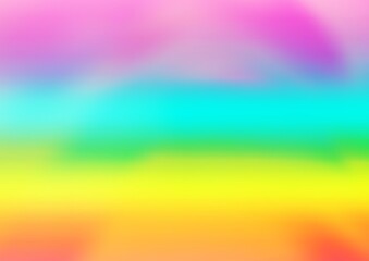 Light Multicolor, Rainbow vector abstract blurred template.