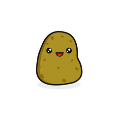 Cute potato Illustration