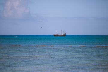 Waikiki bay, Honolulu, Oahu, Hawaii
