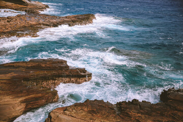 Obraz premium Lanai lookout, East Honolulu coast, Oahu, Hawaii