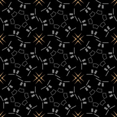 dark geometric pattern - seamless wallpaper texture