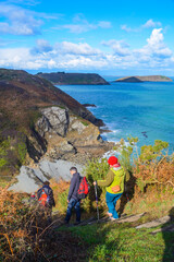 Randonn&eacute;e sur le GR&reg;34, falaises de Plouha