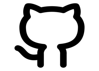github Vector icon for apps and website