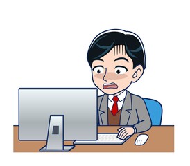 Male teacher in a gray jacketA