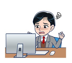 Male teacher in a gray jacketA