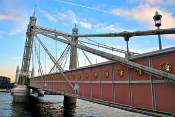 Albert Bridge River Thames London