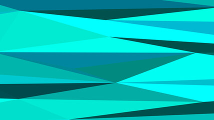 Aqua abstract background. Geometric vector illustration. Colorful 3D wallpaper.