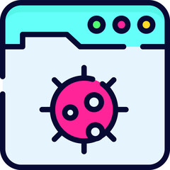 covid- 19 vector icon, Medical and corona virus icon
