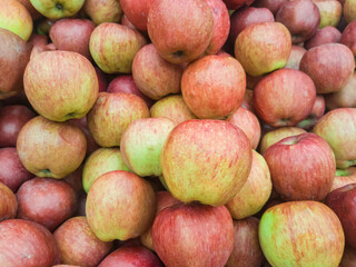 Seasonal delicious sweet apple  shop display