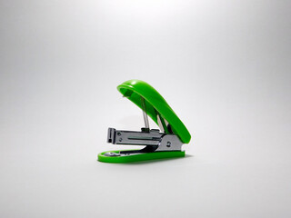 green stapler