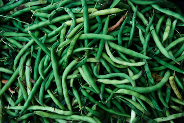 green beans background