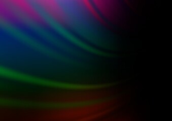 Dark Multicolor, Rainbow vector blur pattern.