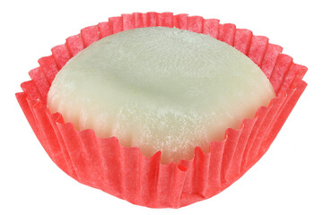 Taiwanese glutinous rice cake isolated on white background