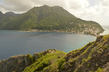 Fototapeta na wymiar The stunning island of Dominica in the Caribbean