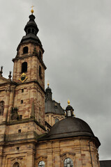 Fototapeta na wymiar barocker Dom zu Fulda - The baroque cathedral in Fulda