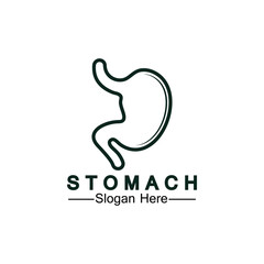 Stomach Health Logo vector illustration design - creative Gastroenterology Healthy Logo element icon, Stomach healthcare icon vector template