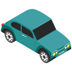 
Flat icon design of crossover car
