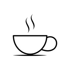 Coffee cup line icon