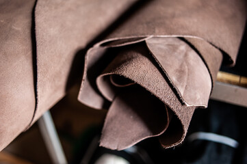 Obraz premium Leather for the manufacture of clothing and accessories