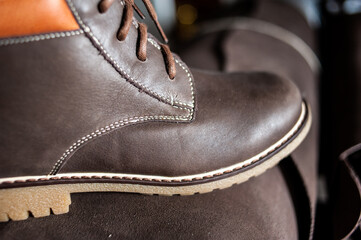 Factory for the production of high quality leather shoes