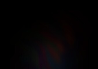 Dark Black vector blurred shine abstract background.