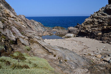 La costa dell'Argentiera