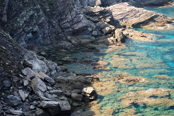 La costa dell'Argentiera