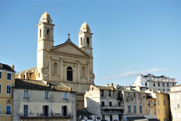 Fototapeta na wymiar church of bastia corsica france