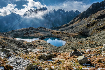 Obraz premium Frog tarn, High Tatras mountains, Slovakia