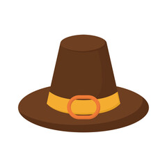 Happy thanksgiving day hat vector design