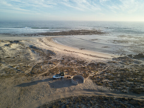 Campsite Kwass se baai in Namaqualand, South Africa