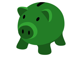 Hucha cerdito para el día del ahorro energético