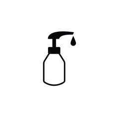 Hand sanitizer icon vector
