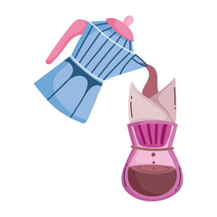 coffee brewing methods, moka pot pouring liquid drip coffee maker