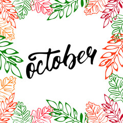 Autumn seasonals postes with autumn leaves and floral elements in fall colors.Autumn greetings cards perfect for prints,flyers,banners,invitations,promotions and more.Vector autumn illustration.