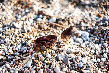 Holidays at sea and sunglasses