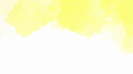 Obraz premium Yellow watercolor background for textures backgrounds and web banners design