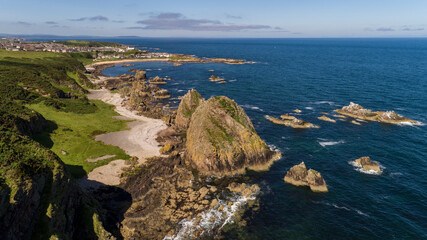Moray Coastal view towards Findochty