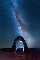Zelfklevend Fotobehang Milkyway Arch © Ken