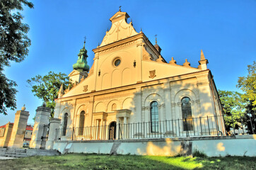 Fototapeta na wymiar Katedra Zmartwychwstania Pańskiego i św. Tomasza Apostoła w Zamościu.