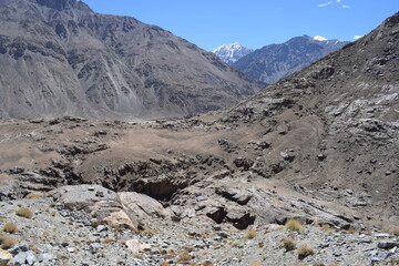 landscape in the himalayas and mountains in leh ladakh