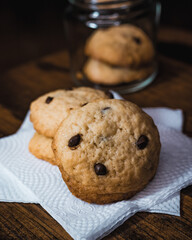 Galletas con chips de chocolate 