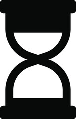 hourglass glyph icon