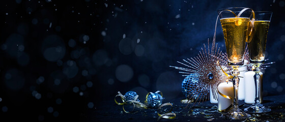 Happy New Year 20120. Christmas and New Year holidays background, winter season.