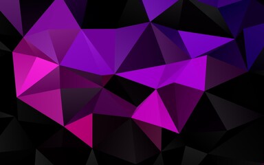 Light Purple vector abstract mosaic background.
