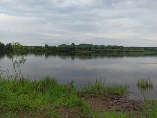lake and clouds