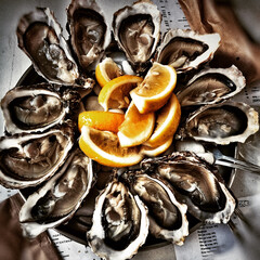 mushrooms on a plate